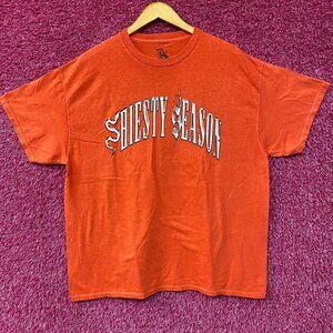 Shiesty Season Rapper Pooh Shiesty Orange T-Shirt Large